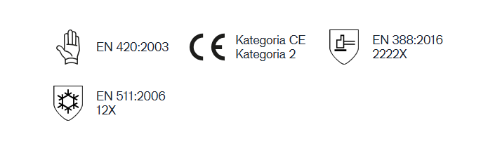 6 paia di guanti invernali Guide, ad alta visibilità | 5148W