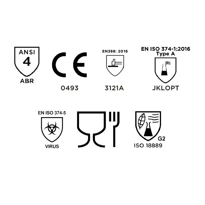 Guanti di protezione contro gli acidi Ansell AlphaTec, 12 paia | 58-270