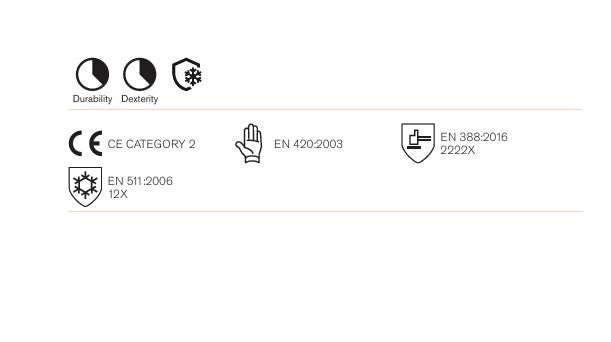 1 paio di guanti invernali Guide, Hi-Vis | 5148W