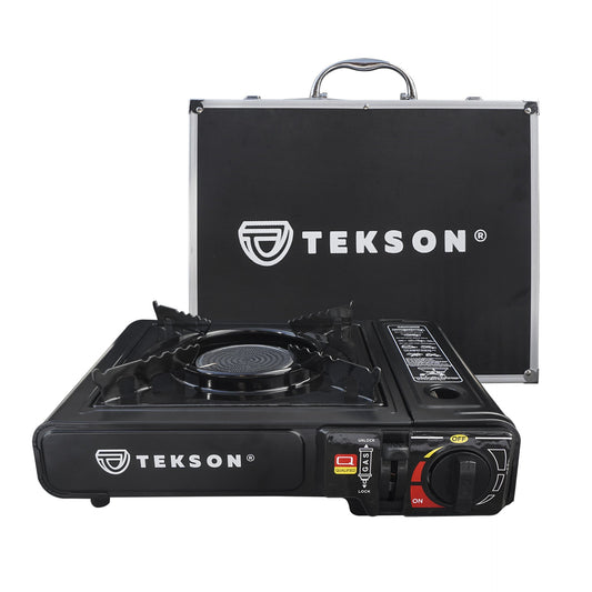 Fornello a Gas Portatile 2in1/ Bruciatore in ceramica | TEKSON 202096