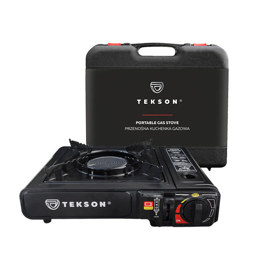 Fornello a Gas Portatile 2in1 / Bruciatore in ceramica | TEKSON 202099