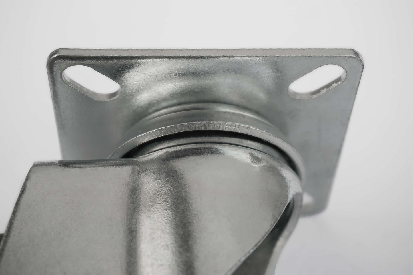 Ø 50 mm | Zestaw kołowy obrotowy bez hamulca: tworzywo guma, płyta mocująca, łożysko ślizgowe, nośność 25 kg | 3053-50 - łożysko