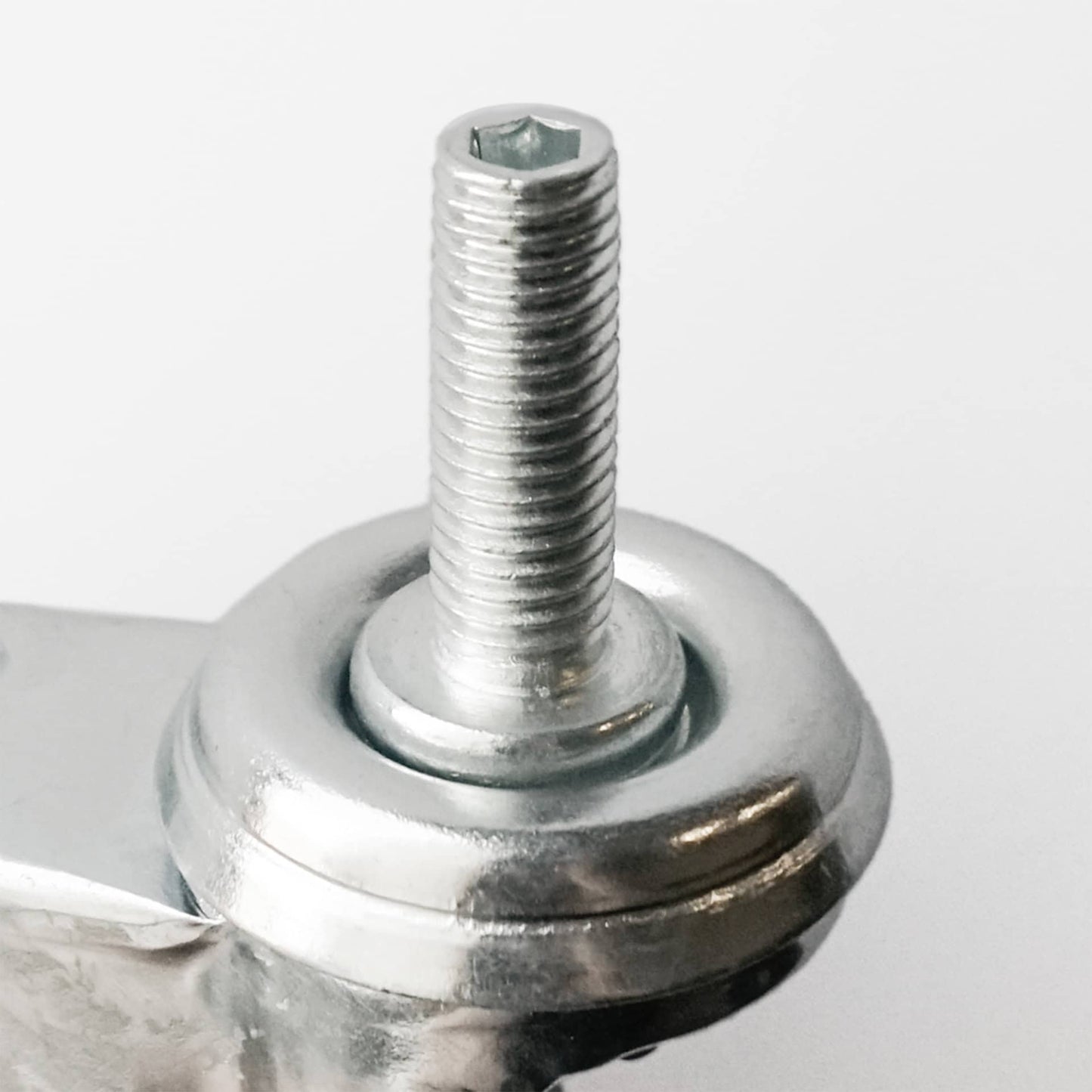 Ø 125 mm | Ruota girevole con freno Battistrada in gomma Fissaggio a vite Cuscinetto a strisciamento Capacità di carico 100 kg | 3064-125