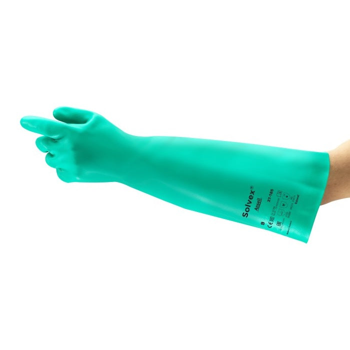 Guanti di protezione chimica Ansell AlphaTec Solvex, in nitrile, 12 paia | 37-185