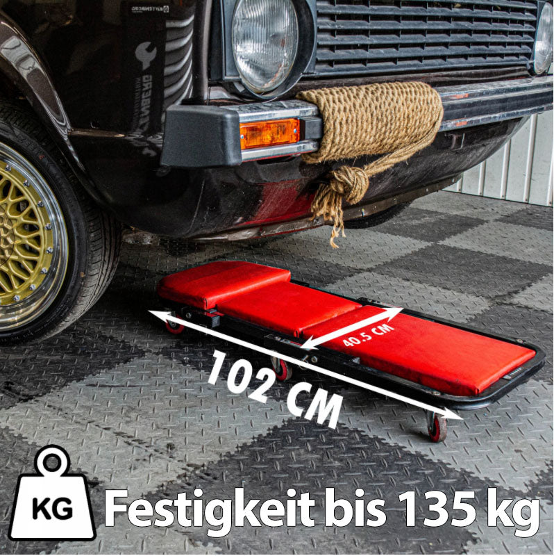 Carrello Sotto Auto 2 in 1 Sgabello da Officina Tekson | 209002