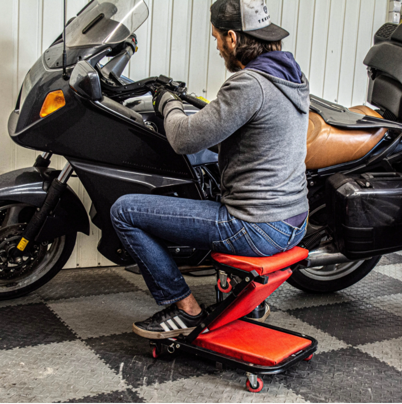 Carrello Sotto Auto 2 in 1 Sgabello da Officina Tekson | 209002