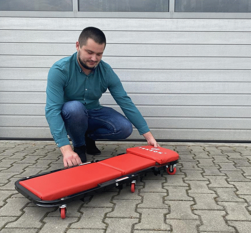 Carrello Sotto Auto 2 in 1 Sgabello da Officina Tekson | 209002